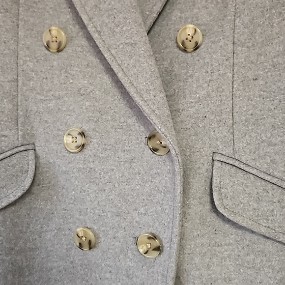 J crew wool and cashmere top coat - Picture 3 of 10